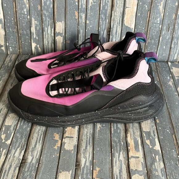 Clove Aeros Pink Black Nursing Shoes Women's Sz 8.5 Comfort Healthcare Sneakers - Picture 4 of 9